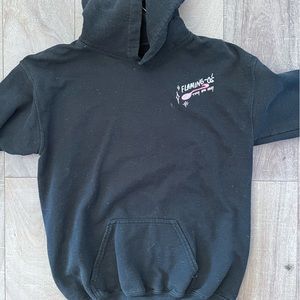 Flamingo’s black sweat shirt size small